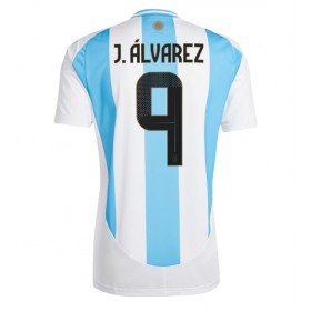 Argentina Julian Alvarez #9 Hemmakläder Copa America 2024 Kortärmad